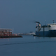 The Courage, as it arrived in Southampton, United Kingdom.